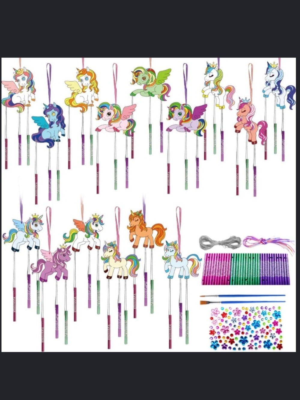 15 DIY Unicorn Wind Chimes Craft Kit